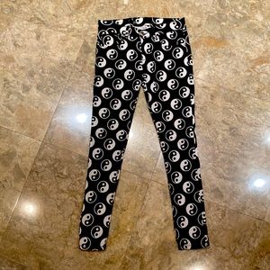 Cosmic Jeans Yin Yang printed skinny pants